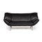 Black Leather Tango Sofa from Leolux 1