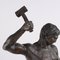 Die nackte männliche Schmied Bronzefigur von Giannetti 5