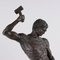 Die nackte männliche Schmied Bronzefigur von Giannetti 3