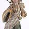 Polychrome Wood Madonna Statue 4