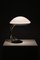Lámpara de mesa Art Déco de vidrio y estaño, años 30, Imagen 5