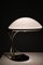 Lámpara de mesa Art Déco de vidrio y estaño, años 30, Imagen 6