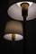 Lampade da terra in pelle, ottone e paralumi attribuite a Lisa Johansson-Pape, anni '50, set di 2, Immagine 6