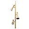 Floor Lamp in Brass and White Lacquered Metal, 1960s 1
