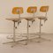 Architects Chairs by Friso Kramer for Ahrend De Cirkel, 1960s, Set of 3 7