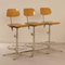 Architects Chairs by Friso Kramer for Ahrend De Cirkel, 1960s, Set of 3 2