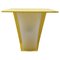 Yellow Metal and Acrylic Glass Wall Lamp from Bag Turgi, Italy, 1950s, Image 1