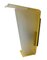 Gelbe Wandlampe aus Metall & Acrylglas von Bag Turgi, Italien, 1950er 4