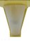 Gelbe Wandlampe aus Metall & Acrylglas von Bag Turgi, Italien, 1950er 5
