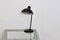 Lámpara de mesa ajustable de acero negro atribuida a Christian Dell para Kaiser Idell, años 30, Imagen 4