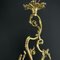 Lámpara de araña Art Déco atribuida a Muller Freres Luneville Pate De Verre de bronce, años 20, Imagen 10