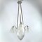 Art Deco Chandelier Hanging Lamp attributed to Maynadier, 1930s 3