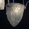 Lámpara colgante Art Déco atribuida a Maynadier, años 30, Imagen 9