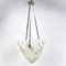 Art Deco Chandelier Hanging Lamp attributed to Dégue, 1930s 3