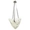Art Deco Chandelier Hanging Lamp attributed to Dégue, 1930s, Image 1