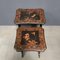 SBlack Painted Side Tables, 1920s, Set of 2 8