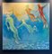 Birgitte Lykke Madsen, Floating Swimmers, Oil Painting 2