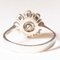 18k White Gold Daisy Ring with White Pearl and Diamonds, 1960s 5