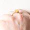 Solitaire Ring in 10k Yellow Gold with Yellow Opal, 2014, Image 13