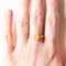 Solitaire Ring in 10k Yellow Gold with Yellow Opal, 2014, Image 9