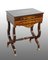 Antique French Charles X Work Table in Fine Exotic Wood with Maple Inlay Inserts, Early 19th Century 1