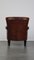 Leather Armchair with Finish and Deep Color 5
