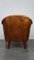 Club chair in pelle inglese color cognac, Immagine 5