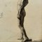 Berger Dit Lheureux Biloul, Desnudo académico, Carbón, siglo XX, Imagen 6