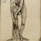 Berger Dit Lheureux Biloul, Desnudo académico, Carbón, siglo XX, Imagen 4