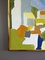 Bloques suburbanos, pintura al óleo, años 50, acrílico sobre lienzo, enmarcado, Imagen 6