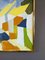 Bloques suburbanos, pintura al óleo, años 50, acrílico sobre lienzo, enmarcado, Imagen 7