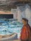 Pensamientos de las olas, óleo sobre lienzo, años 50, enmarcado, Imagen 11