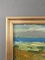 Esplendor costero, pintura al óleo, años 50, enmarcado, Imagen 5