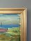 Splendore costiero, dipinto a olio, anni '50, con cornice, Immagine 8