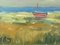 Coastal Splendour, Oil Painting, 1950s, Framed 11