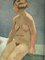 Forma femenina, óleo sobre lienzo, años 50, enmarcado, Imagen 10
