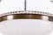Lámpara colgante de techo Holophane vintage, años 20, Imagen 3