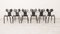 Sillas de comedor modelo Grand Prix en negro de Arne Jacobsen para Fritz Hansen, 2019. Juego de 6, Imagen 1