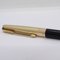 65 Custom Black Writing Set with Case in 14k Gold Plated from Parker, 1980s, Set of 3 13