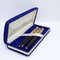 65 Custom Black Writing Set with Case in 14k Gold Plated from Parker, 1980s, Set of 3 5