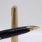 65 Custom Black Writing Set with Case in 14k Gold Plated from Parker, 1980s, Set of 3 16