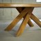 T35D Aban Dining Table in Elm by Pierre Chapo, 1970s 11