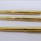 75 Custom Insignia Writing Set with Case in 14k Gold Plated from Parker, 1980s, Set of 3 12