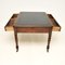 Victorian Leather Top Partners Writing Table, 1860s, Image 3