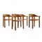Kiefernholz Stühle von Rainer Daumiller, 1970er, 4er Set 1