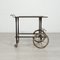 Vintage Wood and Brass Bar Trolley, Italy, 1960s 4