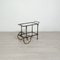 Vintage Wood and Brass Bar Trolley, Italy, 1960s 17