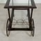 Vintage Wood and Brass Bar Trolley, Italy, 1960s, Image 9