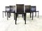 Italian Leather Dining Chairs, 1980s, Set of 6 2