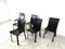 Italian Leather Dining Chairs, 1980s, Set of 6, Image 8
